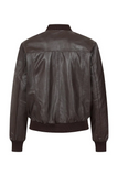 Men's Classic Genuine Leather Bomber Jacket