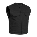 Lava Racer Lowcut Summer Spark Men's Canvas Motorcycle Vest
