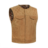 Timberline Lowcut Men’s Motorcycle Leather Vest