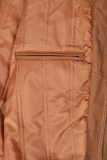 Men's Genuine Tan Leather Jacket - Classic Bomber Regular Fit
