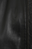 Men's Black Genuine Leather Bomber Jacket – Modern Edge