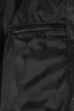 Men's Black Genuine Leather Bomber Jacket – Modern Edge