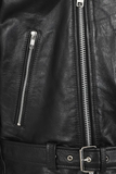 Men’s Black Leather Motorcycle Jacket