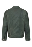 Men's Buff Green Real Leather Classic Blouson Jacket