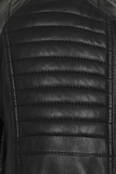 Men's Black Real Leather Biker Jacket – Refined Style