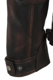 Men's Brown Real Leather Biker Jacket – Classic Style