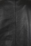 Men's Black Genuine Cowhide Leather Jacket