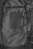 Men's Grey Genuine Leather Biker Jacket