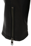 Men's Black Genuine Leather Biker Jacket – Classic Fit