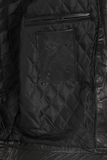 Men's Black Genuine Leather Biker Jacket – Classic Fit