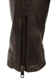 Men's Chocolate Brown Motorcycle Leather Jacket