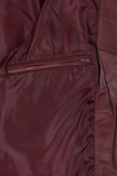 Men's Maroon Red Motorcycle Leather Jacket