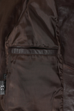 Women's Dark Brown Genuine Leather Motorcycle Jacket