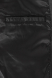 Women's Quilted Black Genuine Leather Moto Jacket with Zip Cuffs