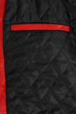 Men’s Authentic Red Leather Biker Jacket