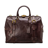 The Titan Handmade Genuine Leather Gladstone Bag