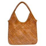 Baez Handmade Genuine Leather Tote Bag Brown