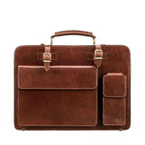 Forge Legacy Handmade Men's Genuine Leather Briefcase