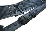 Unisex Genuine Leather Motorcycle Chaps