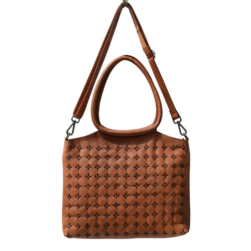 Starstruck Handmade Genuine Leather Crossbody Bag