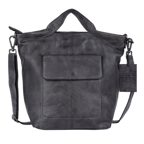 Handmade Genuine Leather Crossbody Bag dark perpal