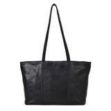 Handmade Genuine Leather Tote Bag Inside Back
