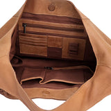 Handmade Genuine Leather Tote Bag inside