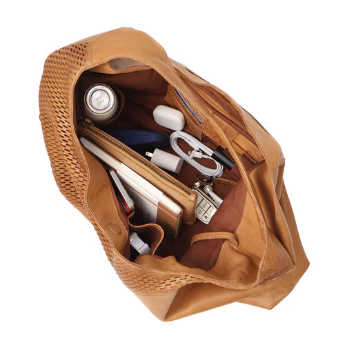 Handmade Genuine Leather Tote Bag space