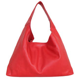 Handmade Genuine Leather Tote red women