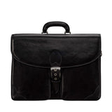 Handmade Large Men's Genuine Leather Briefcase