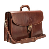 The Gladiator Handmade Large Men's Genuine Leather Briefcase
