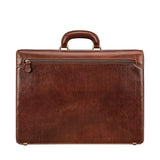 Handmade Large Men's Genuine Leather Briefcase