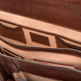 Handmade Large Men's Genuine Leather Briefcase
