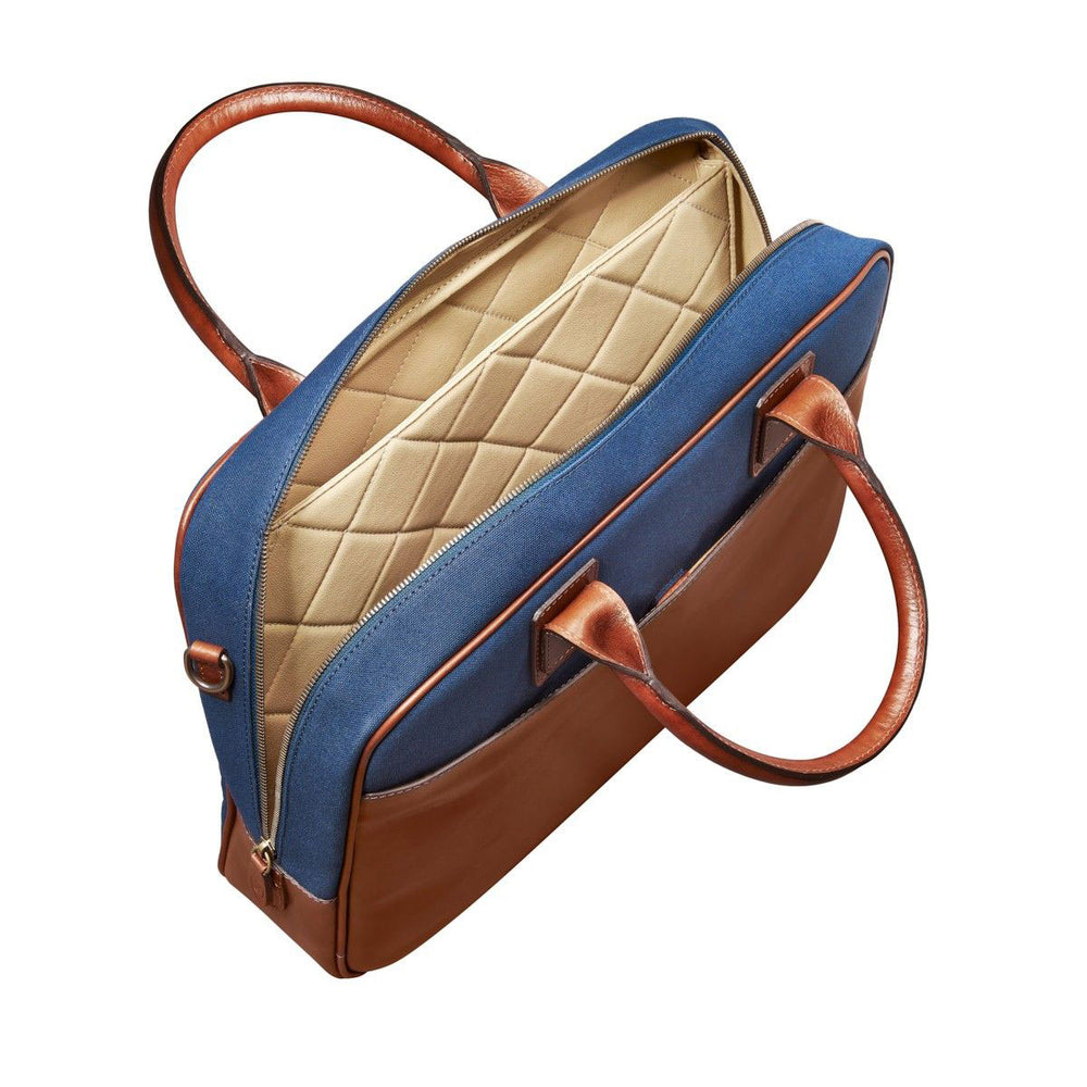 The Hallmark Handmade Men's Canvas & Leather Laptop Bag