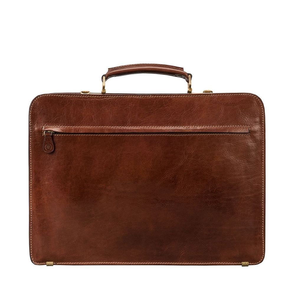 Handmade Men's Genuine Leather Briefcase