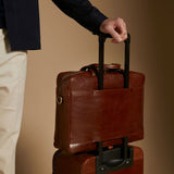 Handmade Men's Genuine Leather Briefcase