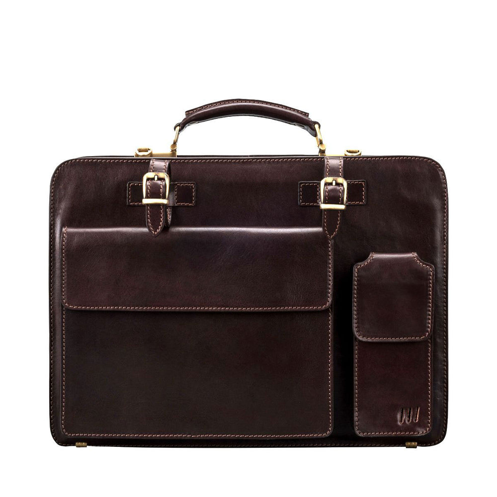 Handmade Men's Genuine Leather Briefcase