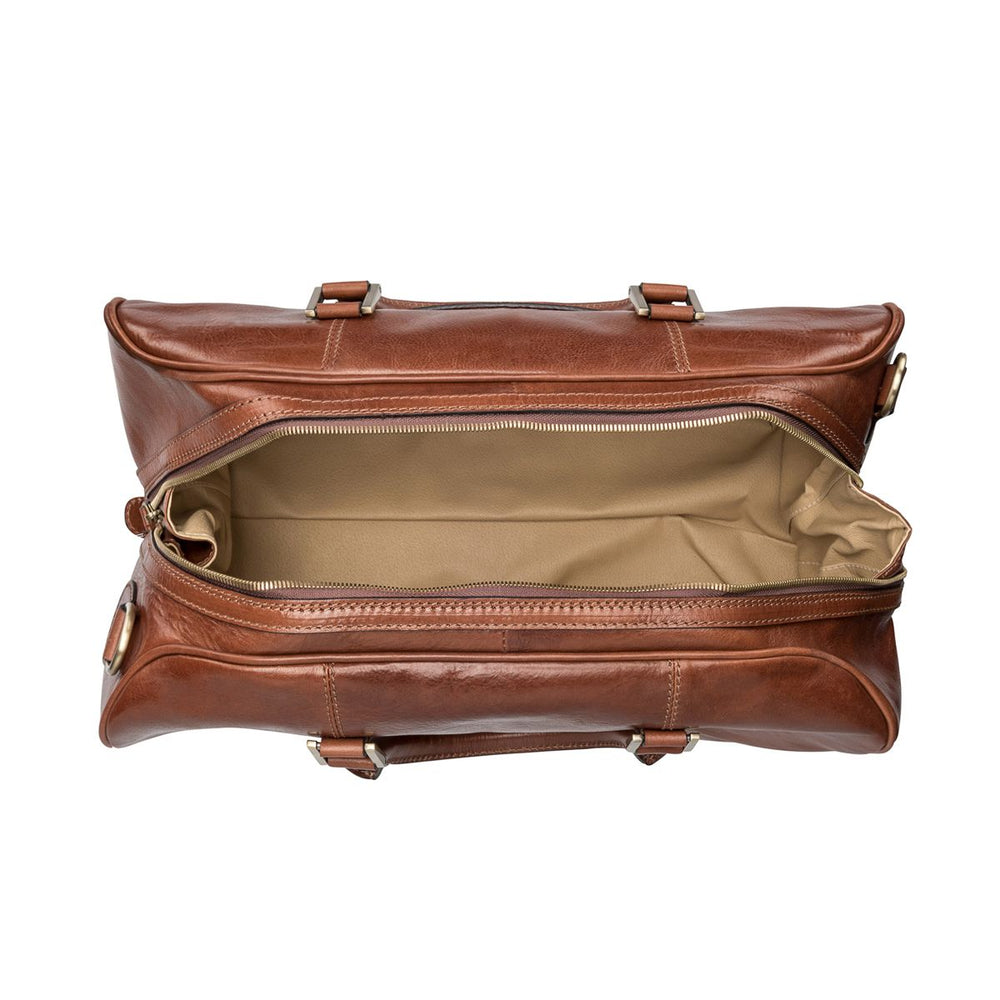 The Wanderer Handmade Small Genuine Leather Duffel Bag