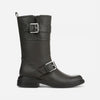 Latoya Women's Faux Leather Moto Mid-Calf Boot