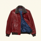 Limited Maverick Genuine Leather Bomber Jacket