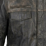 Men's Premium Leather Motorcycle Jacket
