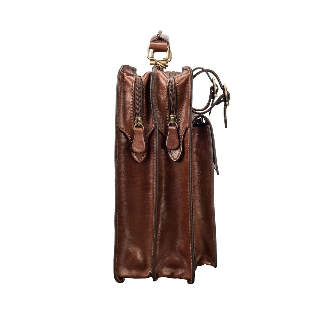 Handmade Men's Genuine Leather Briefcase