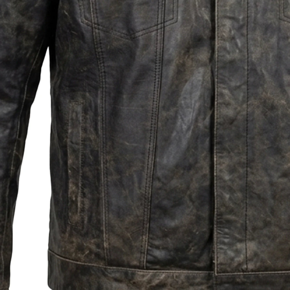 Men's Premium Leather Motorcycle Jacket