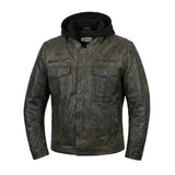 Men's Premium Leather Motorcycle Jacket