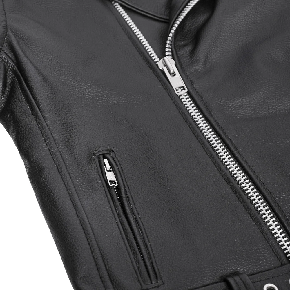 Mini Maverick Kids Genuine Leather Jacket