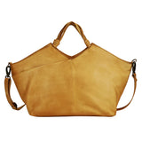 Nelly Handmade Genuine Leather Crossbody Bag brown