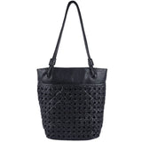 Clover Handmade Genuine Leather Tote Bag black
