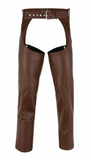 Silver Streak Unisex Genuine Leather Motorcycle Chaps