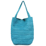 Studio Handmade Genuine Leather Tote Bag Blue