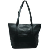 Suburban Handmade Genuine Leather Tote Bag black